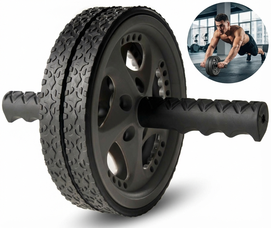 Oliver Bauchtrainer Duo-Wheel – stabiles Doppelrad